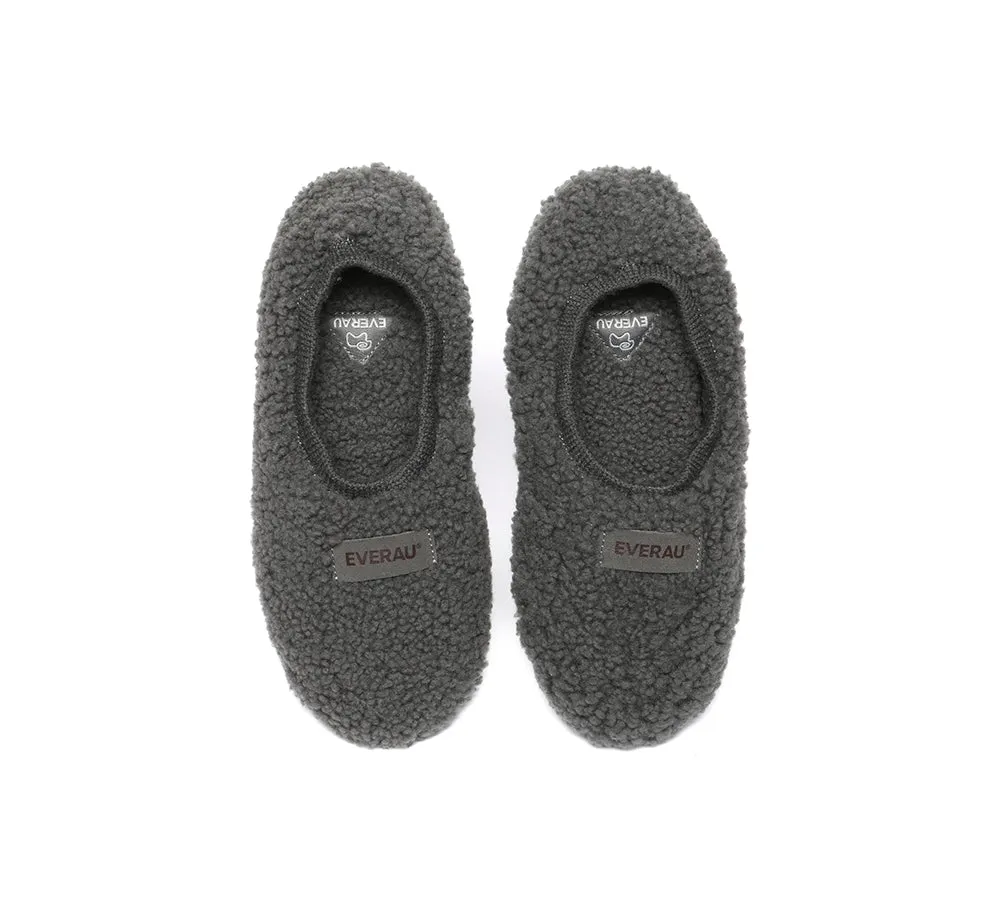 UGG Slippers Women Curly Sheepskin Wool Elastic Ballet Flats Lucina