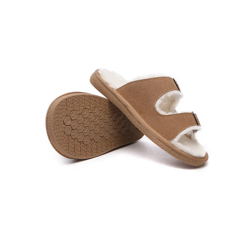 UGG Women Adjustable Buckle Sandal Slides Alcie