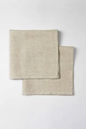 Undyed Organic Linen Napkins