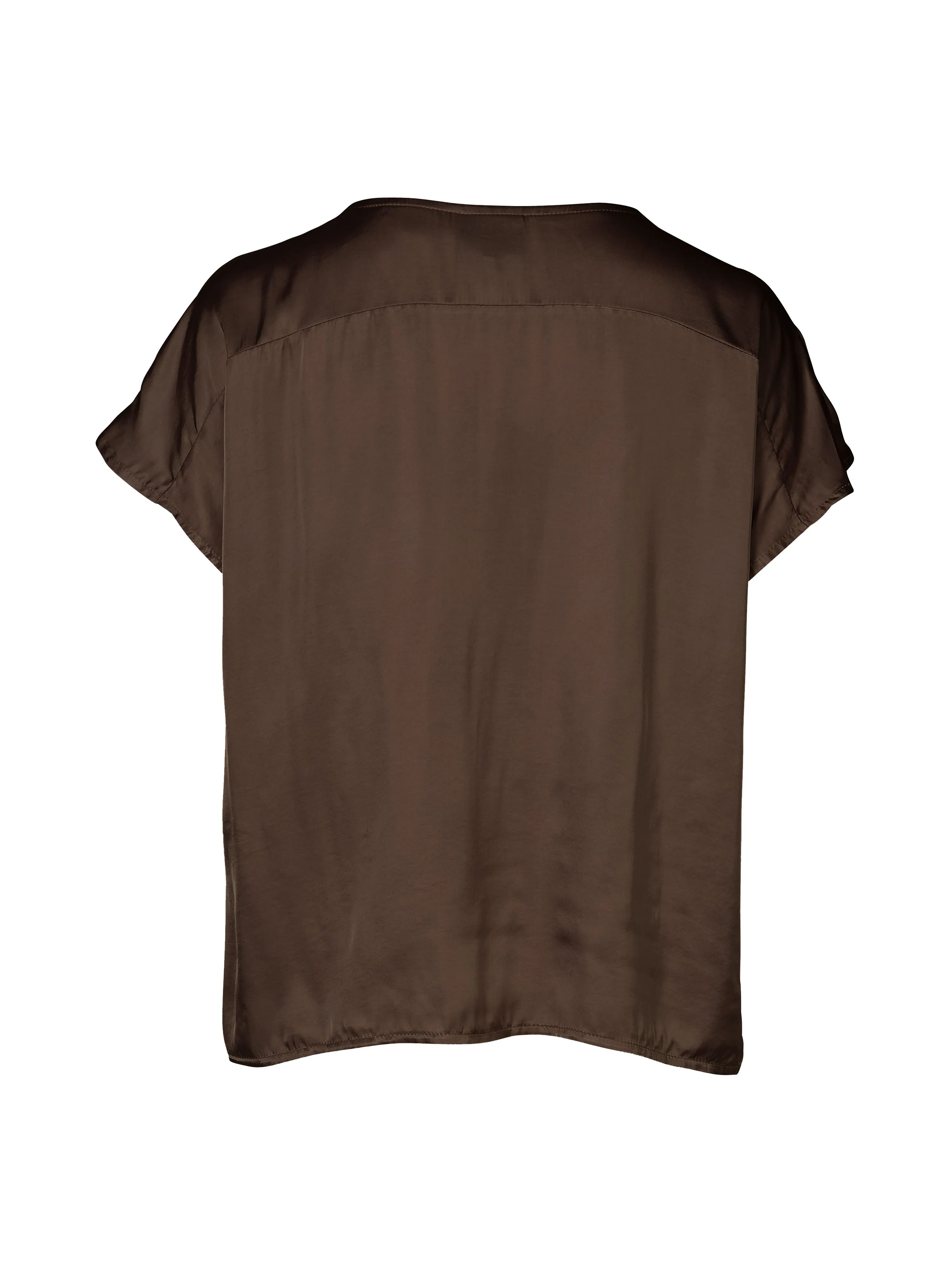 VALINA Bluse - Dark Brown