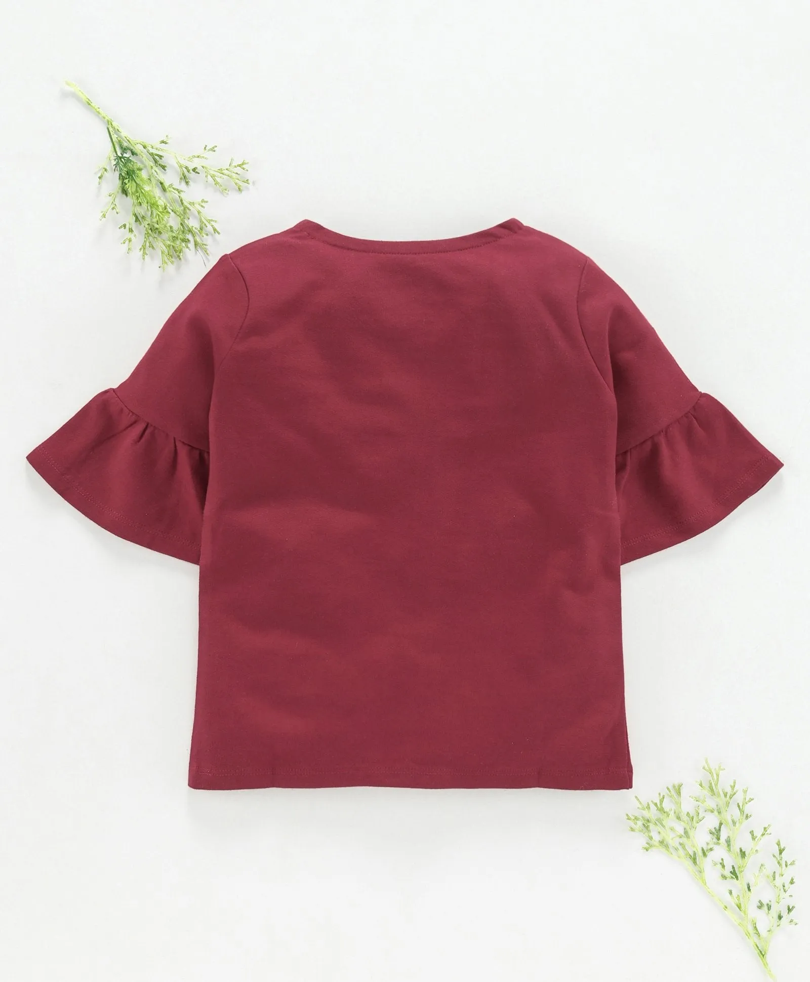 Ventra Girl Boss Maroon Top