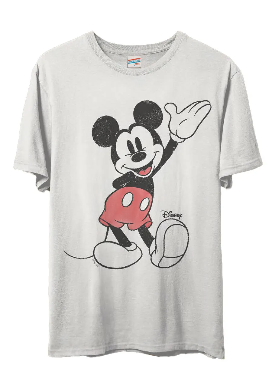 Waving Mickey Flea Market Tee (White)