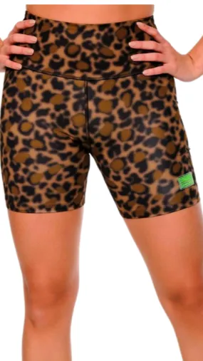 Zumba Animal Expedition High Waisted Biker Shorts